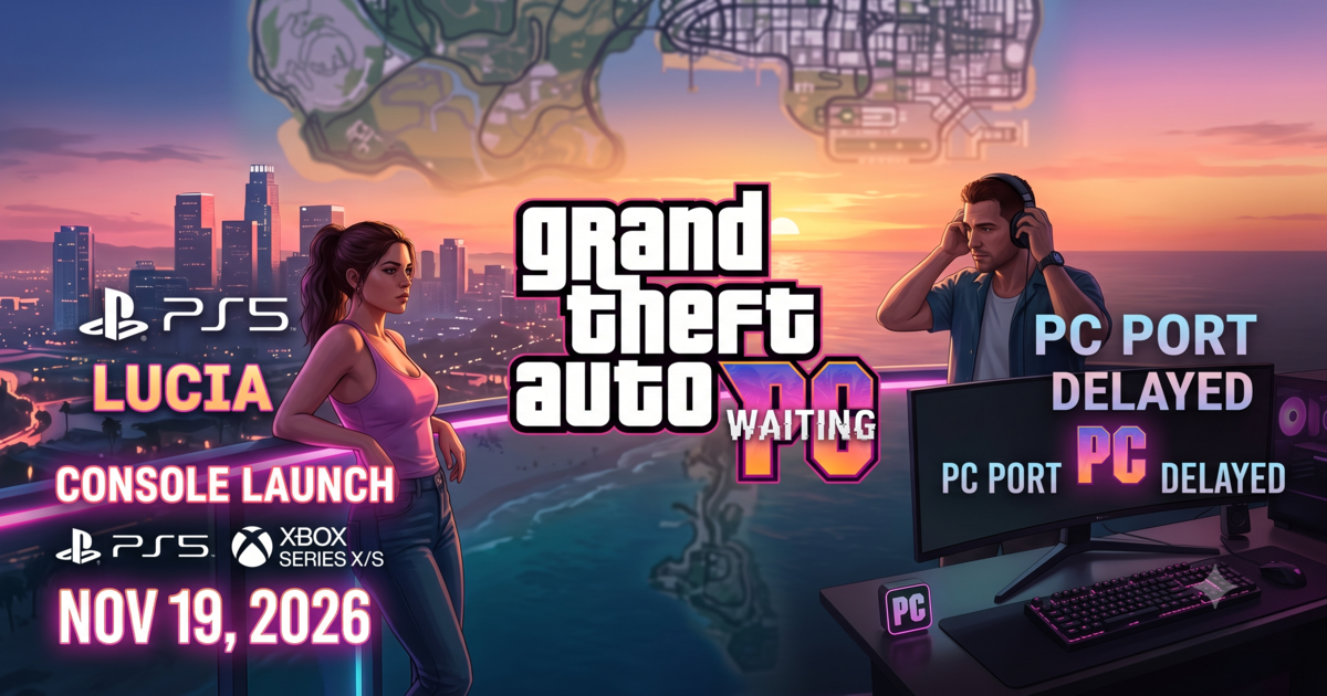 GTA 6 PC Release Date: Why Rockstar is Keeping PC Gamers Waiting Until 2028